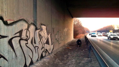 Graffiti Bombing - Photo by GraffitiAugsburg - Eins