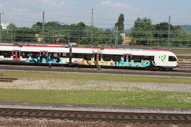 Graffiti Train in basel - Photo by GraffitiBS - Basel, graffitibs, train