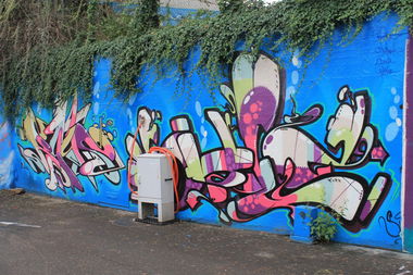 Graffiti Wall in basel - Photo by GraffitiBS - shez, rays, graffitibs