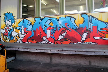 Graffiti Wall in basel - Photo by GraffitiBS - smash137, basel, graffitibs