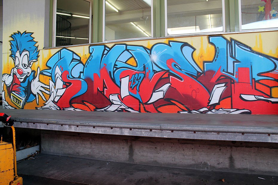 Graffiti Wall in basel - Photo by GraffitiBS - smash137, basel, graffitibs