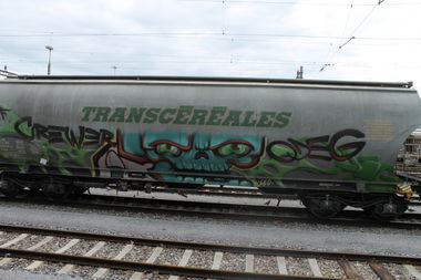 Graffiti Train - Photo by GraffitiBS - graffitibs, basel, train