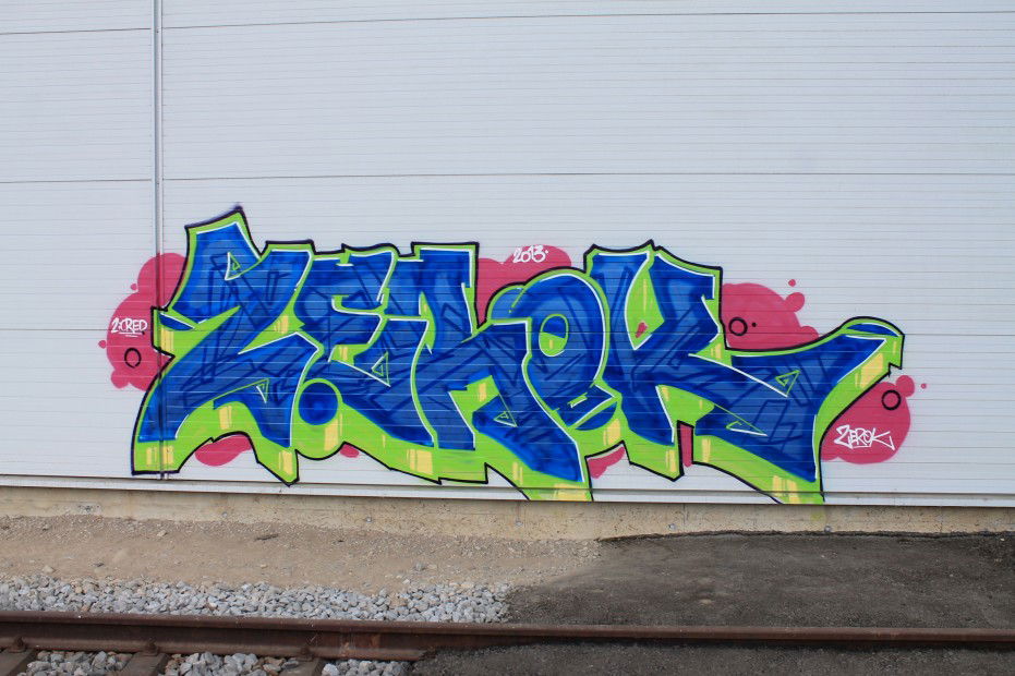 Graffiti Wall - Photo by GraffitiBS - zerok, basel, graffitibs