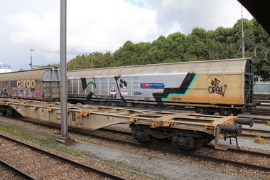 Graffiti Train - Photo by GraffitiBS - WF-crew, graffiti, bs