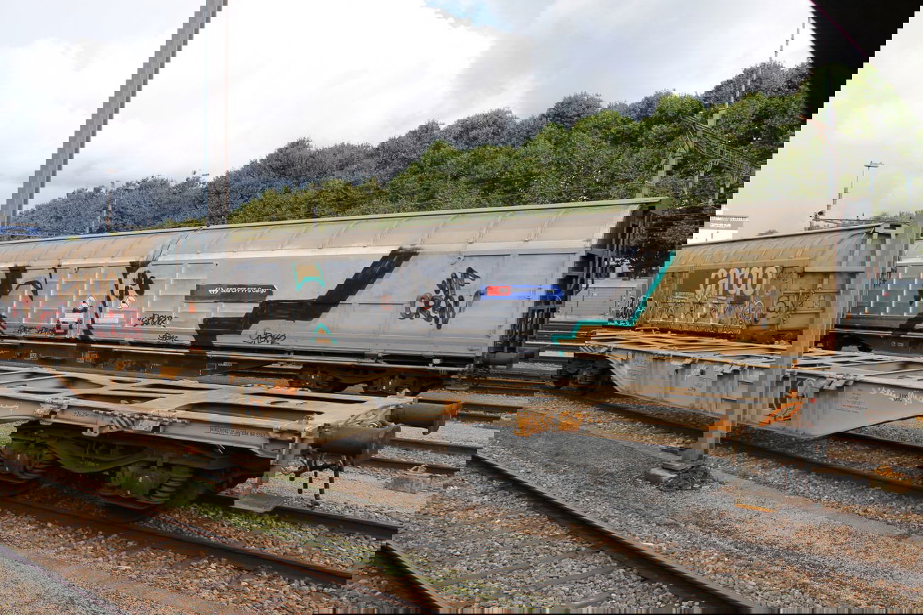 Graffiti Train - Photo by GraffitiBS - WF-crew, graffiti, bs