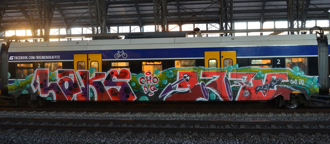 Graffiti Train in Bremen - Photo by GraffitiBremen - laks, azze (2016)