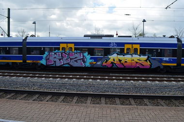 Graffiti Train - Photo by GraffitiBremen - rlz, abs (2014)
