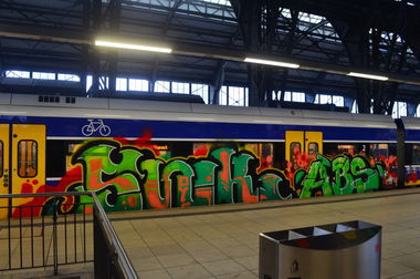 Graffiti Train in Bremen - Photo by GraffitiBremen - swk, abs, bremen (2015)
