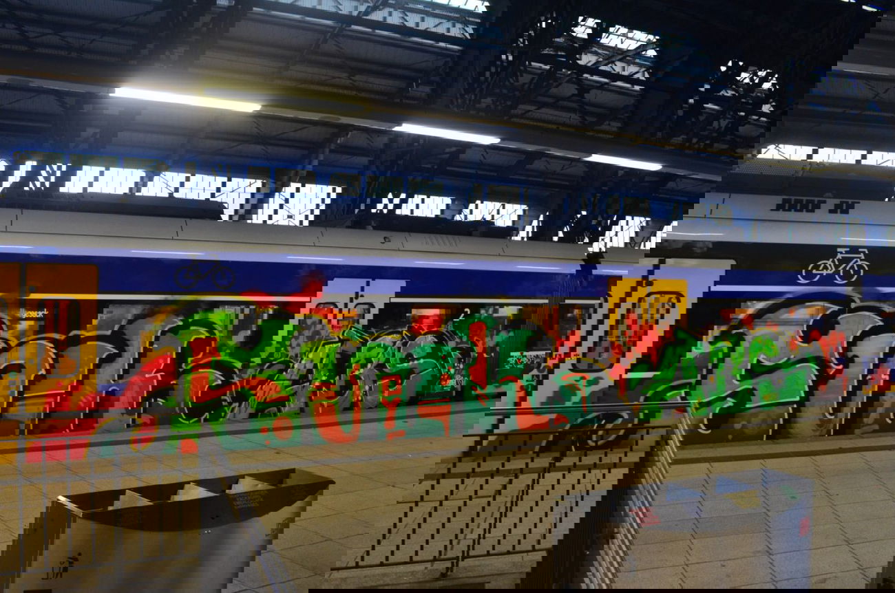 Graffiti Train in Bremen - Photo by GraffitiBremen - swk, abs, bremen (2015)