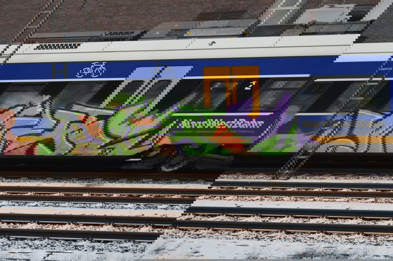 Graffiti Train - Photo by GraffitiBremen - niek, bremen (2014)