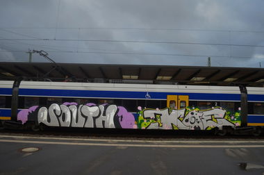 Graffiti Train in Bremen - Photo by GraffitiBremen - shotwo, jkoe, 2015 (2015)