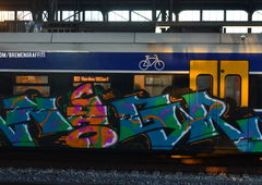 Graffiti Train in Bremen - Photo by GraffitiBremen (2016)