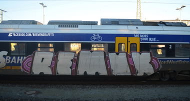 Graffiti Train in Bremen - Photo by GraffitiBremen - remuk (2016)