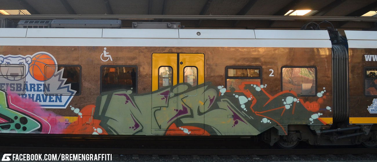 Graffiti Train in Bremen - Photo by GraffitiBremen - niek (2016)