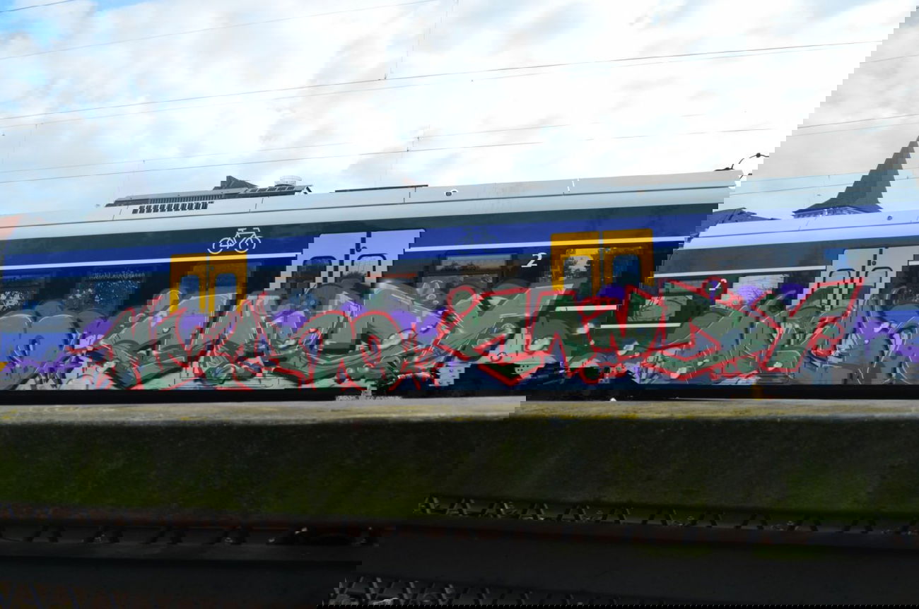 Graffiti Train in Bremen - Photo by GraffitiBremen - evil, macho, gandy (2014)