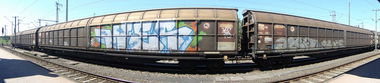 Graffiti Train in Emden - Photo by GraffitiEmden - wes, Debil