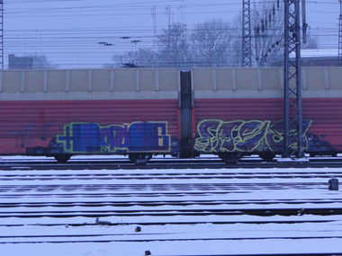 Graffiti Train in Emden - Photo by GraffitiEmden - hone, fase