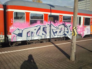 Graffiti Train - Photo by GraffitiFrankfurt - Angel (2013)