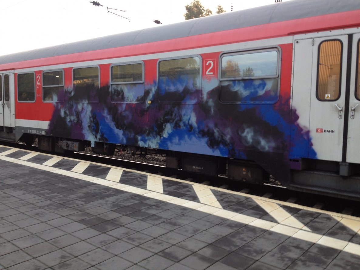 Graffiti Train - Photo by GraffitiFrankfurt - raub, aslak, cbcs