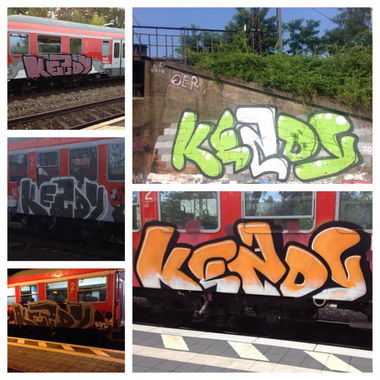 Graffiti Train - Photo by GraffitiFrankfurt - kezdy, kezdy, kezdy