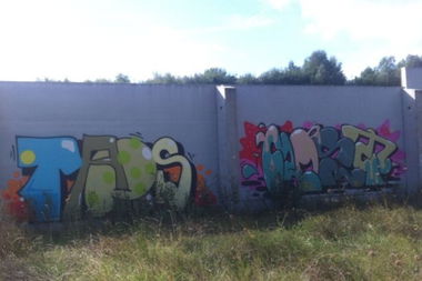 Graffiti Bombing - Photo by GraffitiLover007 - taps, most (2013)