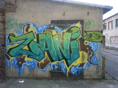 Graffiti Wall - Photo by GraffitiSachsen - ZANI, AVE (2014)