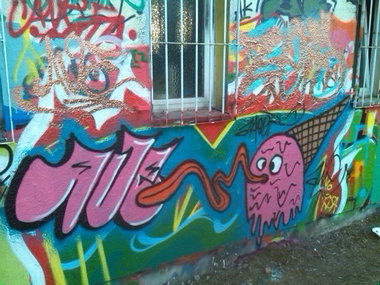 Graffiti Wall - Photo by GraffitiSachsen - AVE, AHOOR (2014)