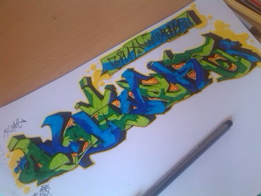Graffiti Wall - Photo by GraffitiSachsen - AVALANCHE, SIUT, AHOOR (2014)