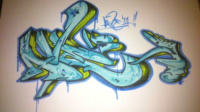 Graffiti Sketch - Photo by GraffitiSachsen - AVE, AVE´s (2014)