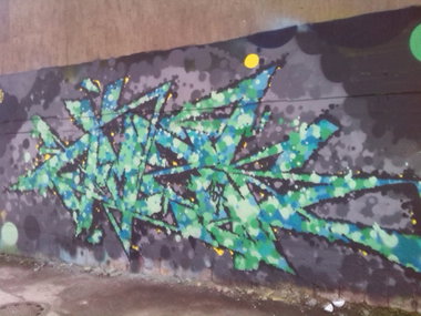 Graffiti Wall - Photo by GraffitiSachsen - OMSK167 (2014)