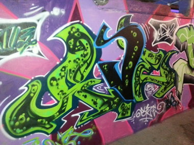 Graffiti Wall - Photo by GraffitiSachsen - AVE (2013)