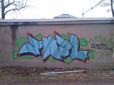 Graffiti Wall - Photo by GraffitiSachsen (2014)