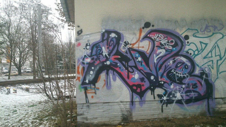 Graffiti Wall - Photo by GraffitiSachsen - AVE (2013)