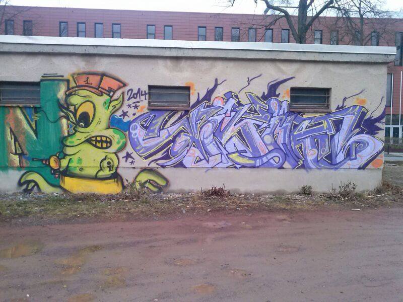 Graffiti Wall - Photo by GraffitiSachsen