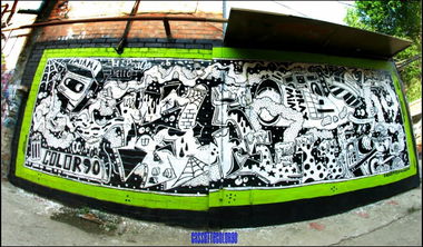 Graffiti Wall - Photo by Graffiti_Rostov - 2013, CASSETTECOLOR90, rostov