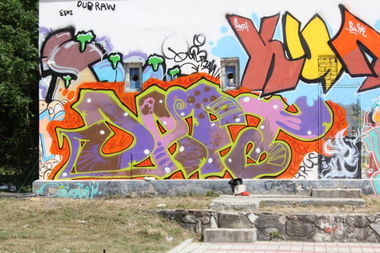 Graffiti Wall - Photo by Graffiti_Rostov - Daft, daft, crew (2013)