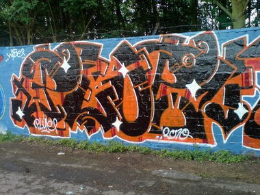 Graffiti Wall in Dortmund - Photo by Graffitido - Plue (2010)