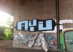 Graffiti Bombing in Dortmund - Photo by Graffitido - Ayu