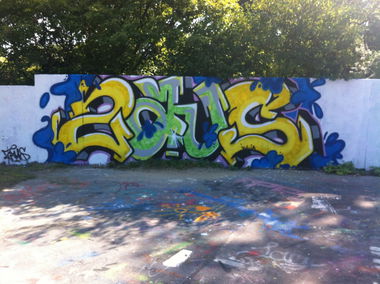 Graffiti Wall in Dortmund - Photo by Graffitido - Zaus (2014)