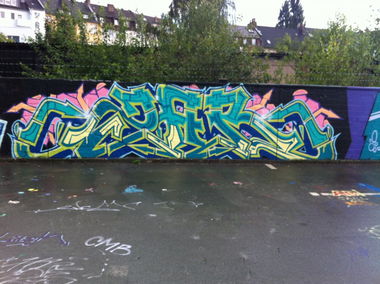Graffiti Wall in Dortmund - Photo by Graffitido - Zar (2014)