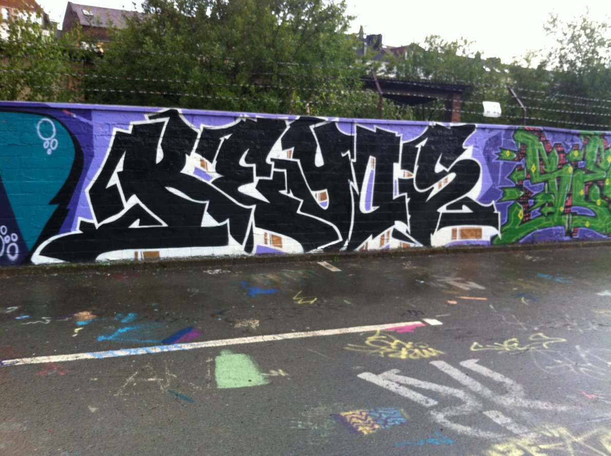 Graffiti Wall in Dortmund - Photo by Graffitido - Keyos (2014)