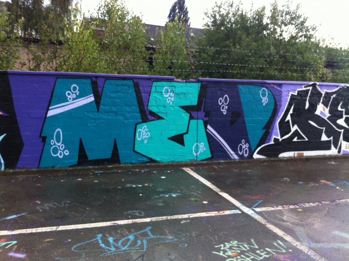 Graffiti Wall in Dortmund - Photo by Graffitido - Med (2014)