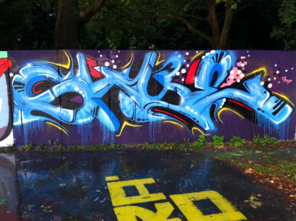 Graffiti Wall in Dortmund - Photo by Graffitido - Shye (2014)