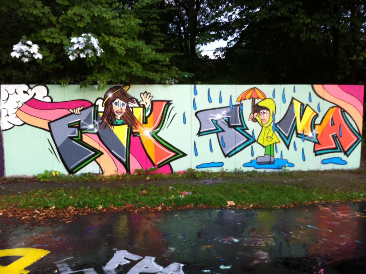 Graffiti Wall in Dortmund - Photo by Graffitido - Fly, Tina (2014)