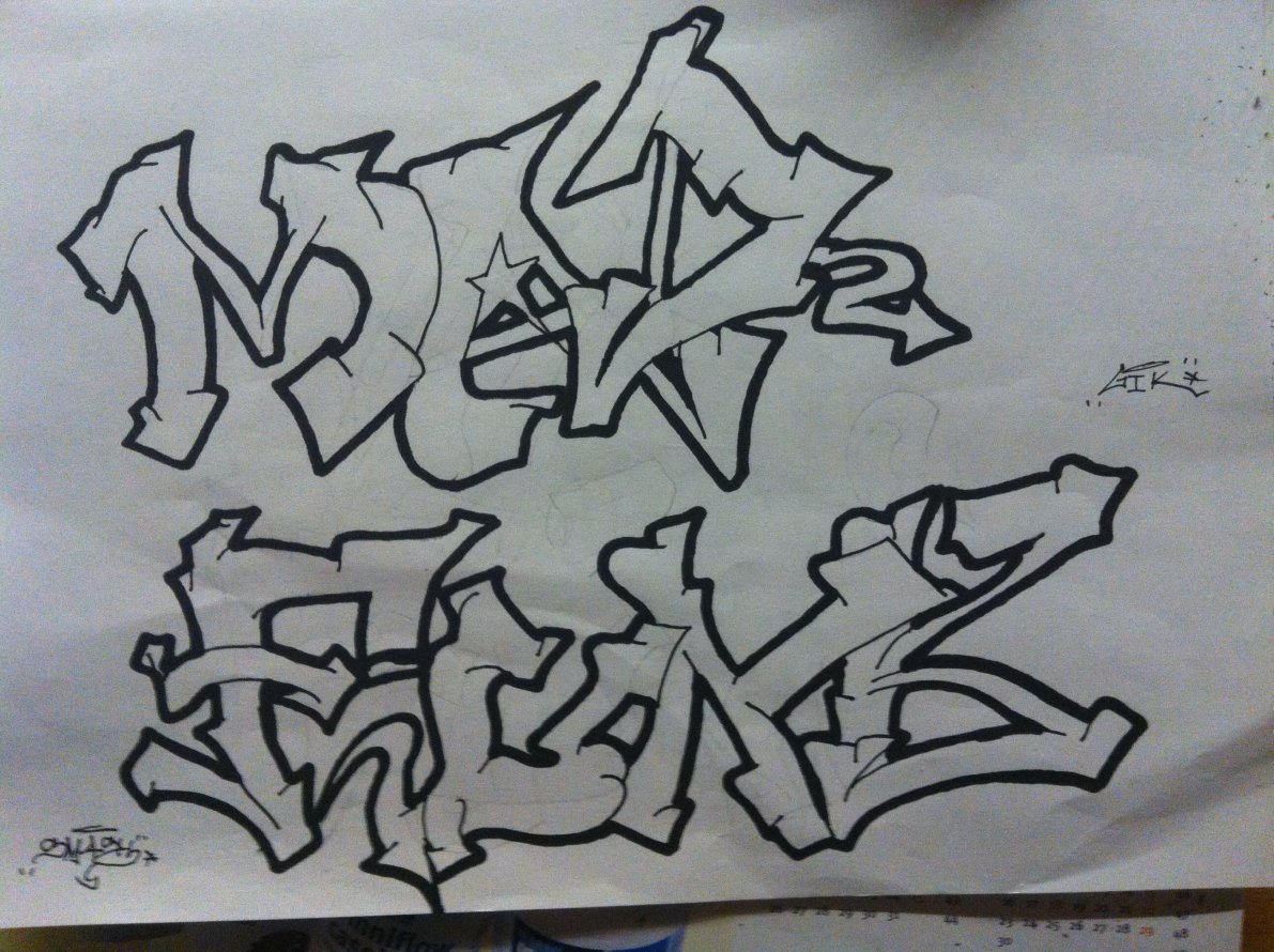 Graffiti Sketch - Photo by GraffitiistKunst
