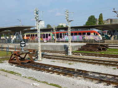 Graffiti Train in Ljubljana - Photo by Graffmagazine - train, vlak, slovenia (2012)