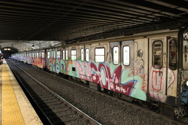 Graffiti Train in Rome - Photo by Graffmagazine - poison, stan, b