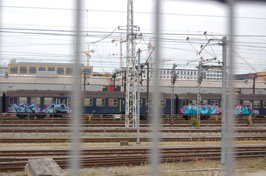 Graffiti Train in Copenhagen - Photo by Graffmagazine - panels