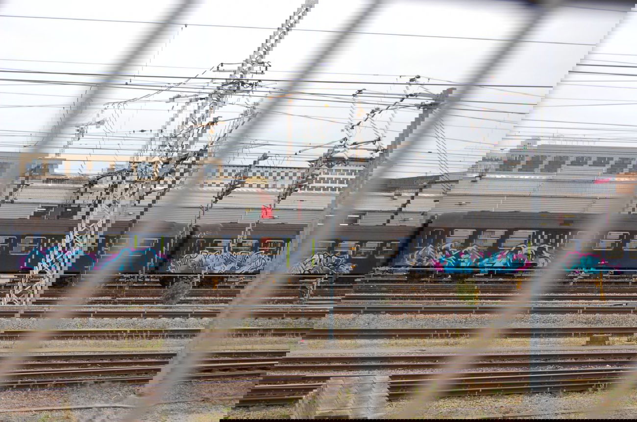 Graffiti Train in Copenhagen - Photo by Graffmagazine - panels