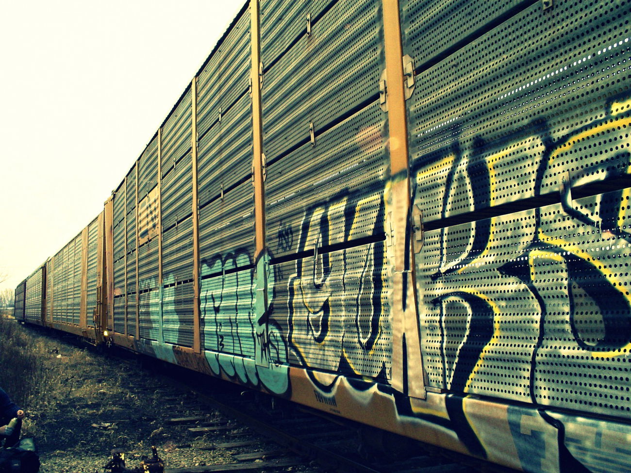 Graffiti Train in Melvindale - Photo by Graffmarket - Detroit, Graffmarket, Rails (2013)